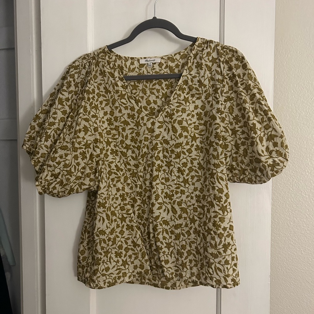 Floral Madewell blouse
